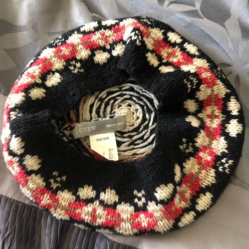 J Crew winter knit beret - Picture 2 of 2